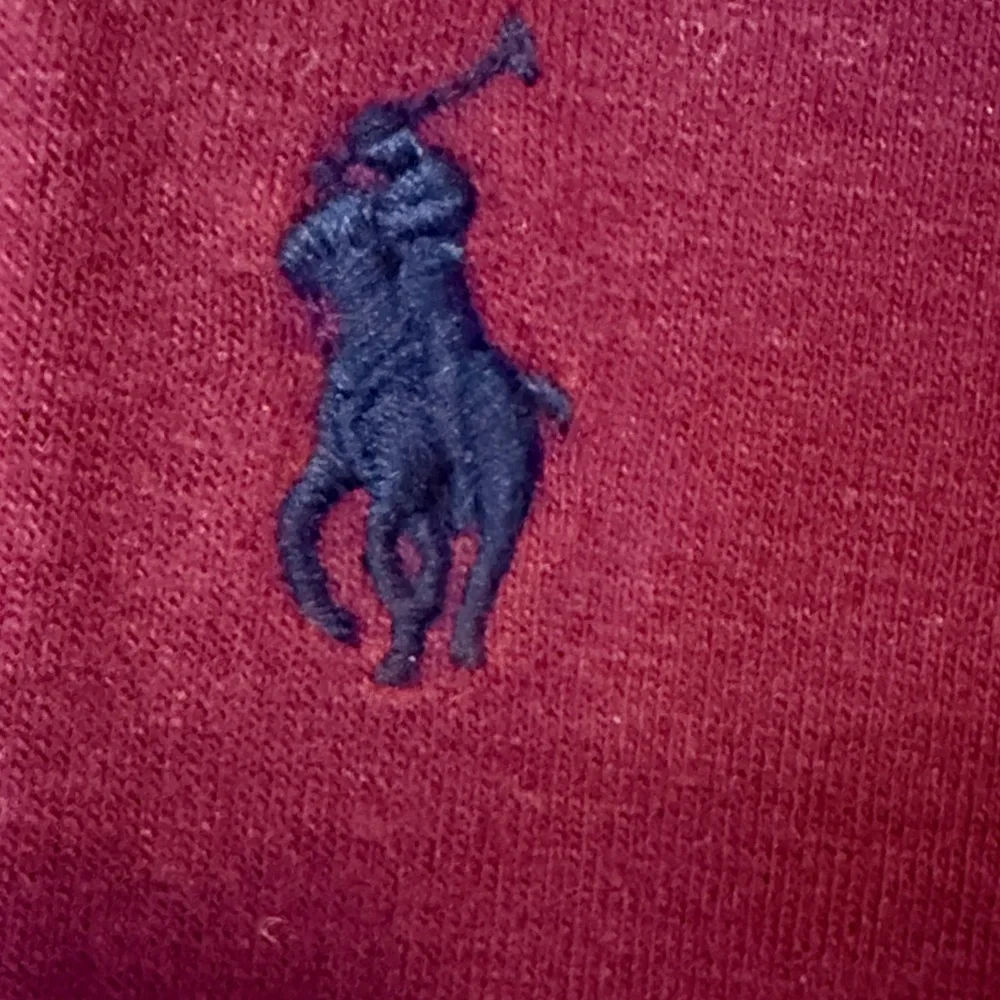 Polo by Ralph Lauren Men's performance Dark Maroon 3/4 Zip-Up 3LT